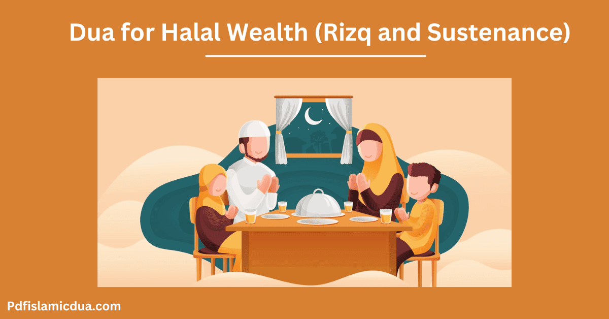 Dua for Halal Wealth PDF(Rizq and Sustenance)