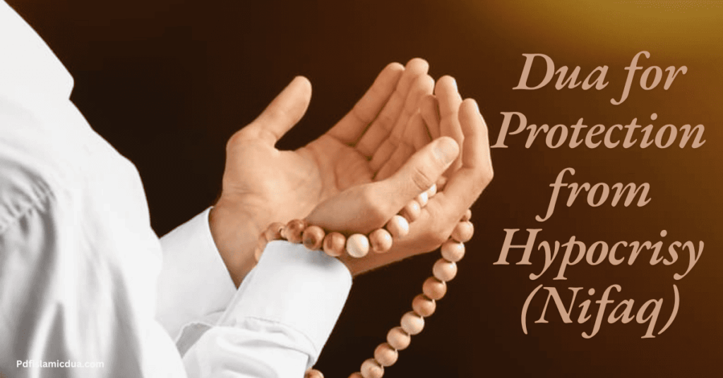 Dua for Protection from Hypocrisy (Nifaq)