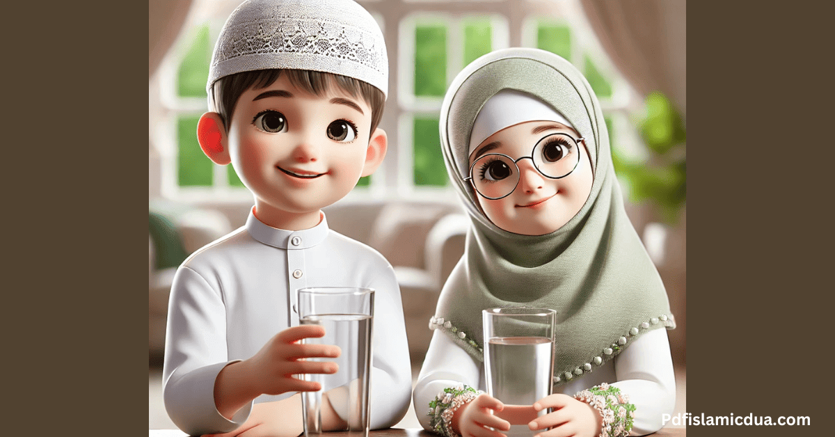 Dua Before and After Drinking Water in Arabic Meaning and Transliteration